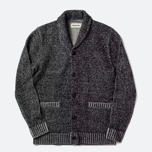 NWT Taylor Stitch Navy/Grey Cardigan Sweater